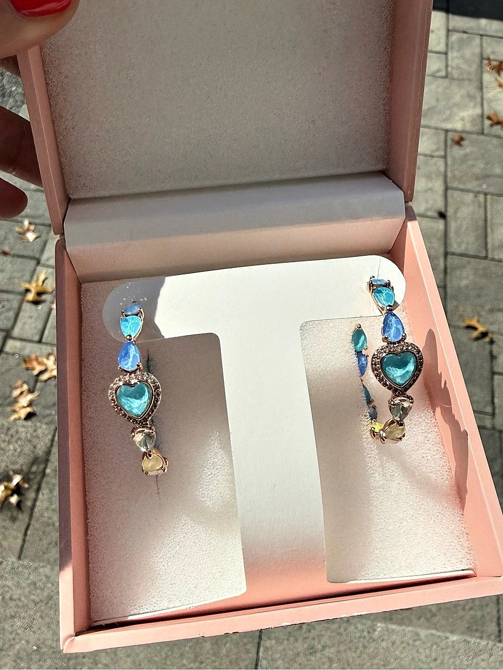 BP Jewel Candy Earrings Fashioned To FLY Capri on Rose gold